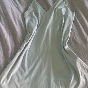 Forever 21 Brand new light blue suede dress